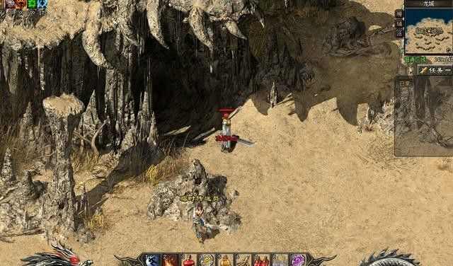 qq热血传奇前往石墓实用路径指南